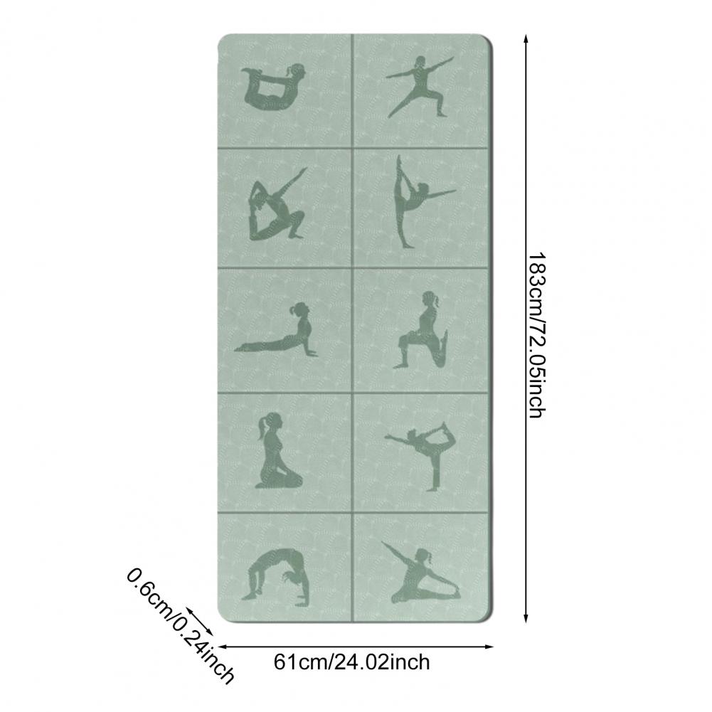 Pilates Yoga Home Workout - Foldable Yoga Mat Extra Portable Travel