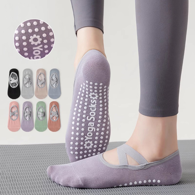 Pilates Yoga Workout - Breathable Towel Bottom Yoga Socks Women