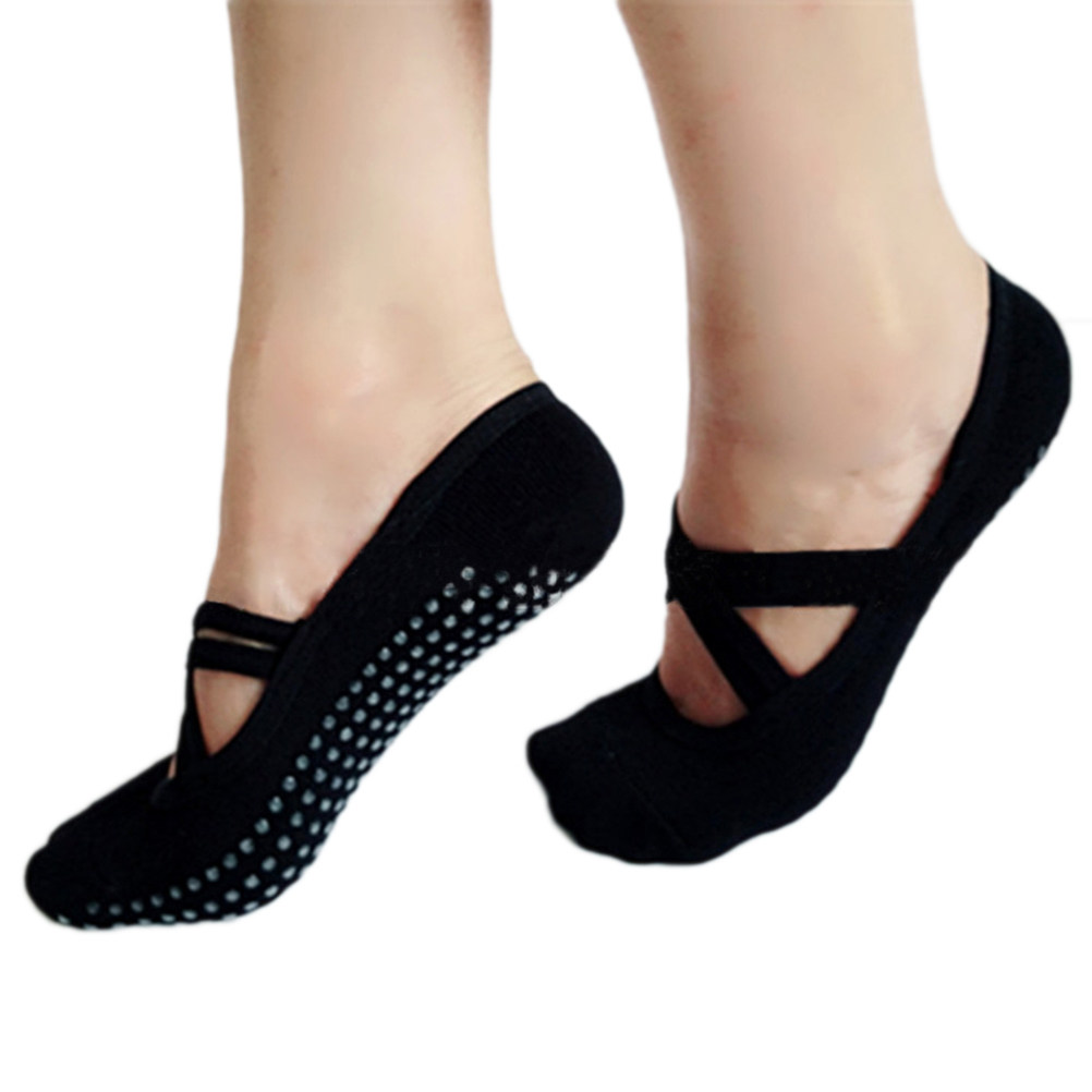 Pilates Yoga Workout - Non Skid Yoga Socks for Women