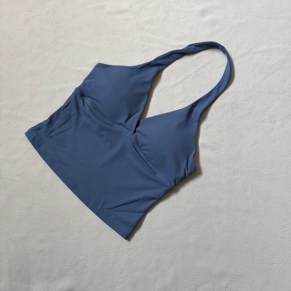 Logo V-neck Hanging Neck Vest  - огляд і ціна Mat Pilates Yoga
