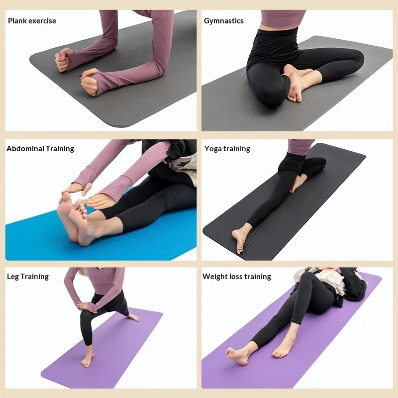 Extra Thick Non Slip Yoga Mat  - огляд і ціна Pilates Yoga Home Workout