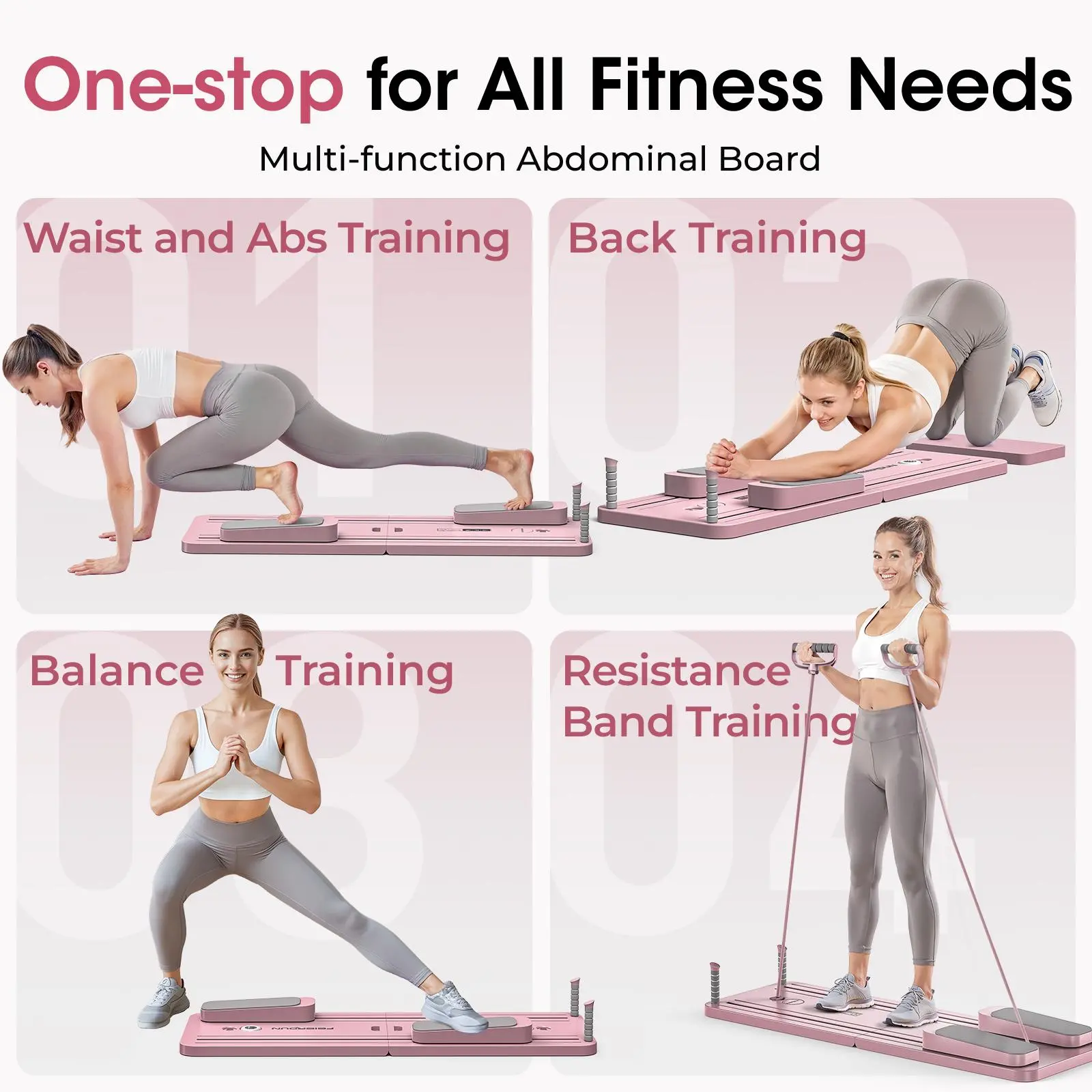 Foldable Pilates Board Multifu - огляд і ціна Pilates Yoga Workout