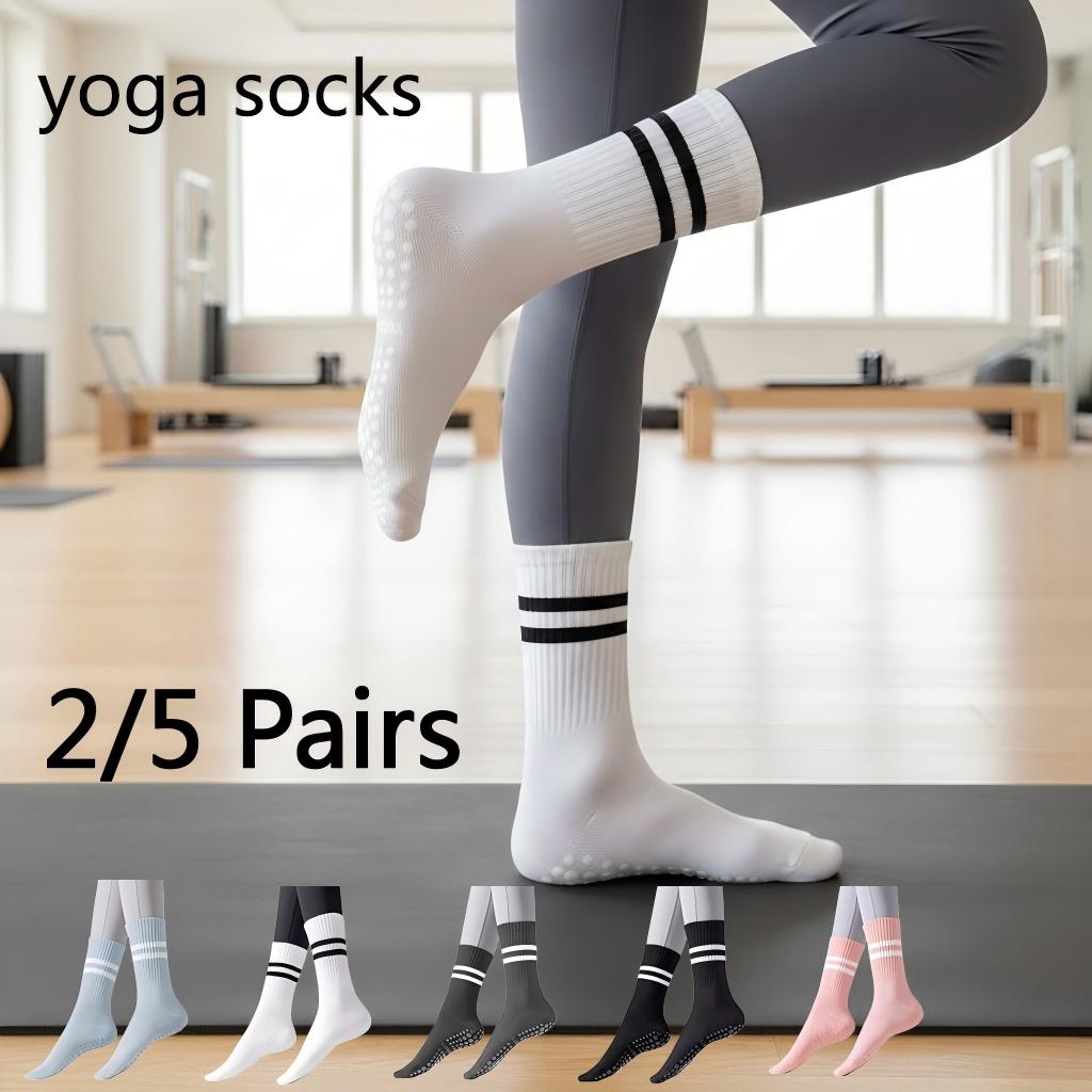 Women Non Slip Yoga Socks, Gri - огляд і ціна Pilates Yoga Workout