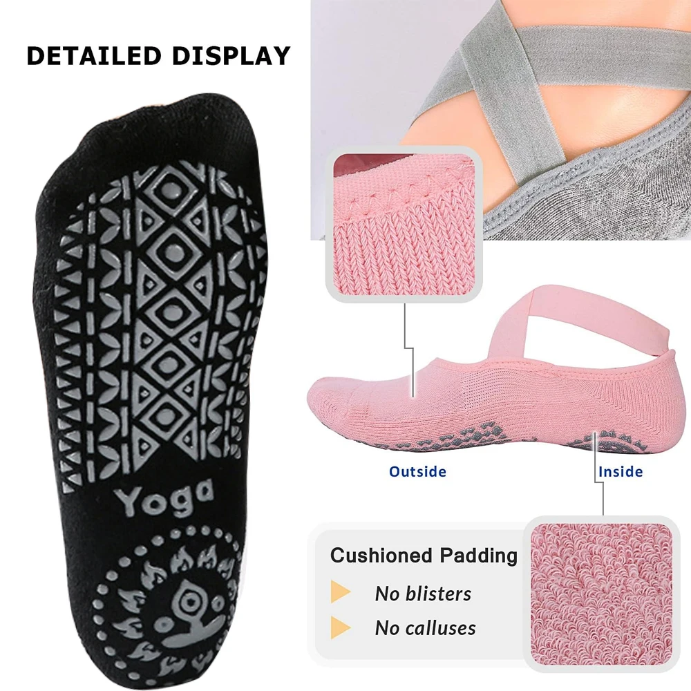 1Pair Yoga Socks for Women Non - огляд і ціна Pilates Yoga Workout