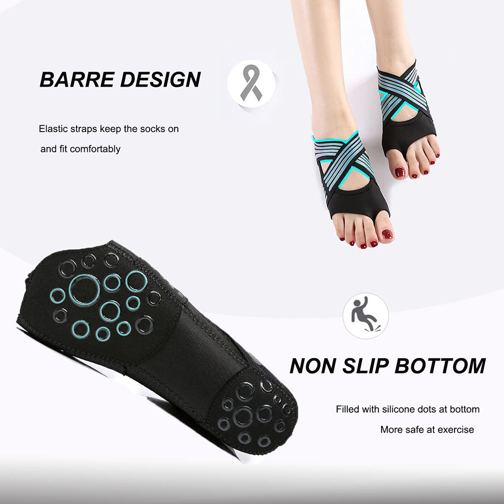 1Pair Women Non-Slip Toeless G - огляд і ціна Medias Para Pilates Y Yoga