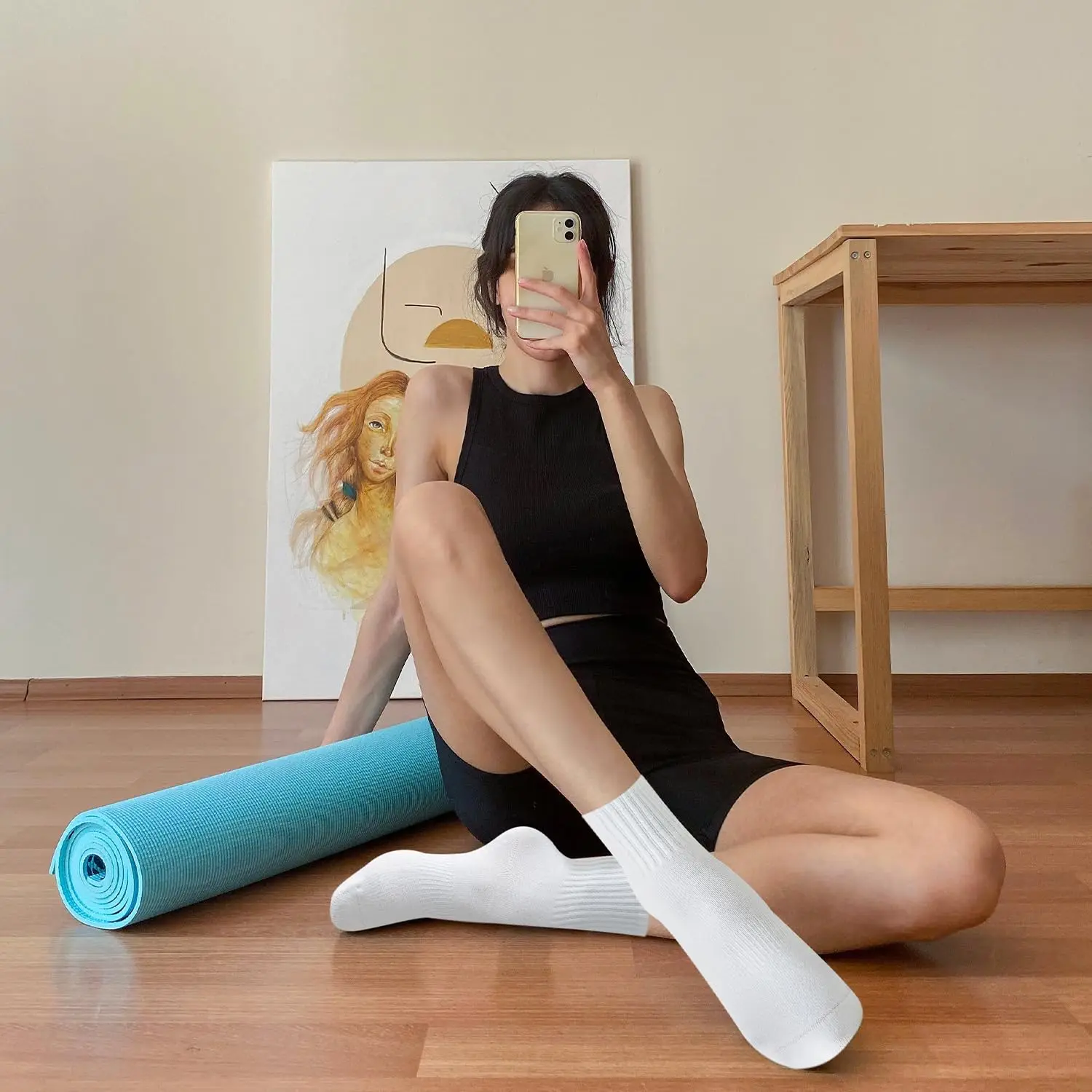 4 pairs of women's yoga socks, - огляд і ціна Pilates & Yoga Unleashed International Academy Yonkers