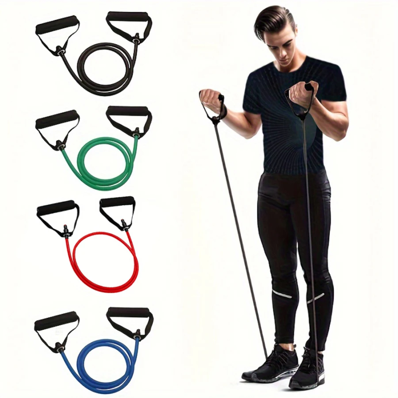 1pc 4-Level Resistance Bands w - огляд і ціна Pilates Yoga Home Workout