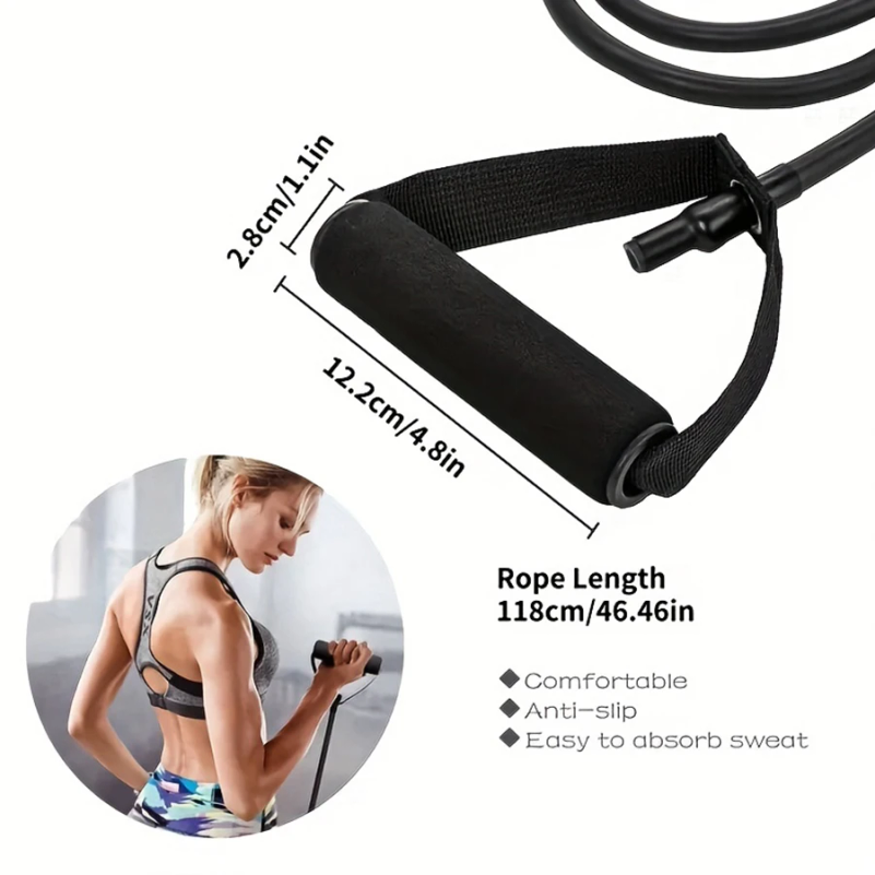 1pc 4-Level Resistance Bands w - огляд і ціна Pilates Yoga Home Workout