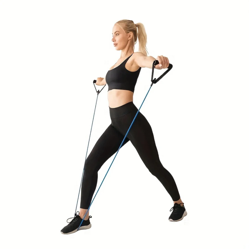 1pc 4-Level Resistance Bands w - огляд і ціна Pilates Yoga Home Workout
