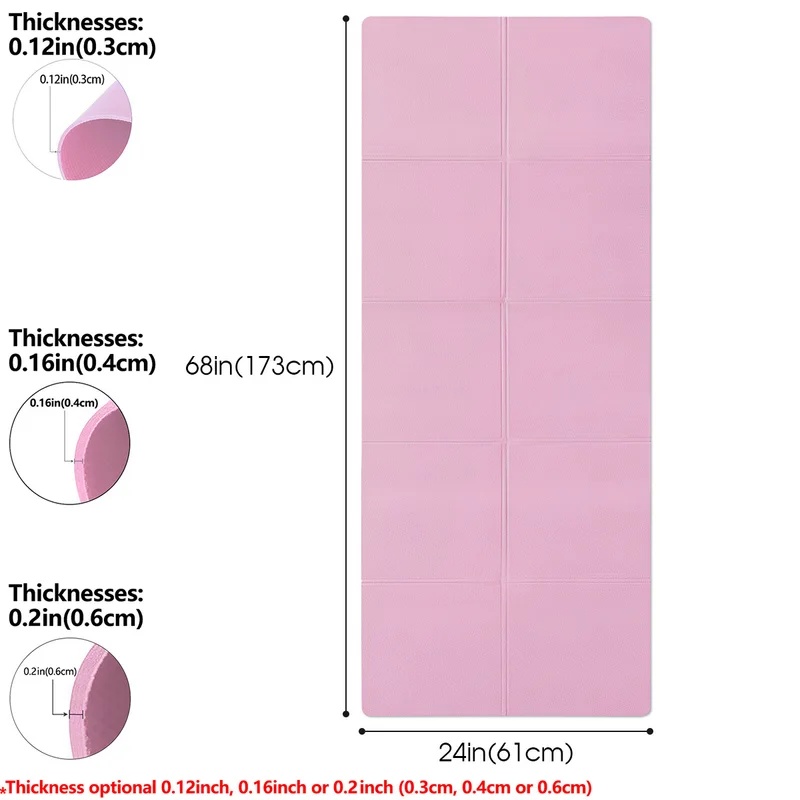 4mm Thick Non‑Slip Yoga Exerci - огляд і ціна Pilates Yoga Home Workout