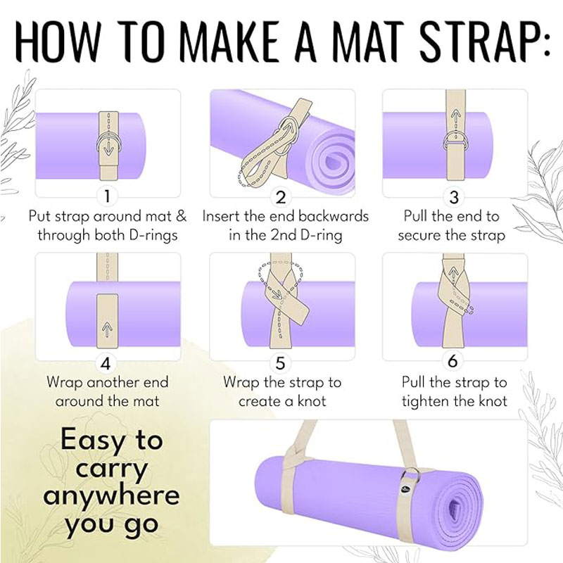 Adjustable Non Slip Strap, Sui - огляд і ціна Mat Pilates Yoga
