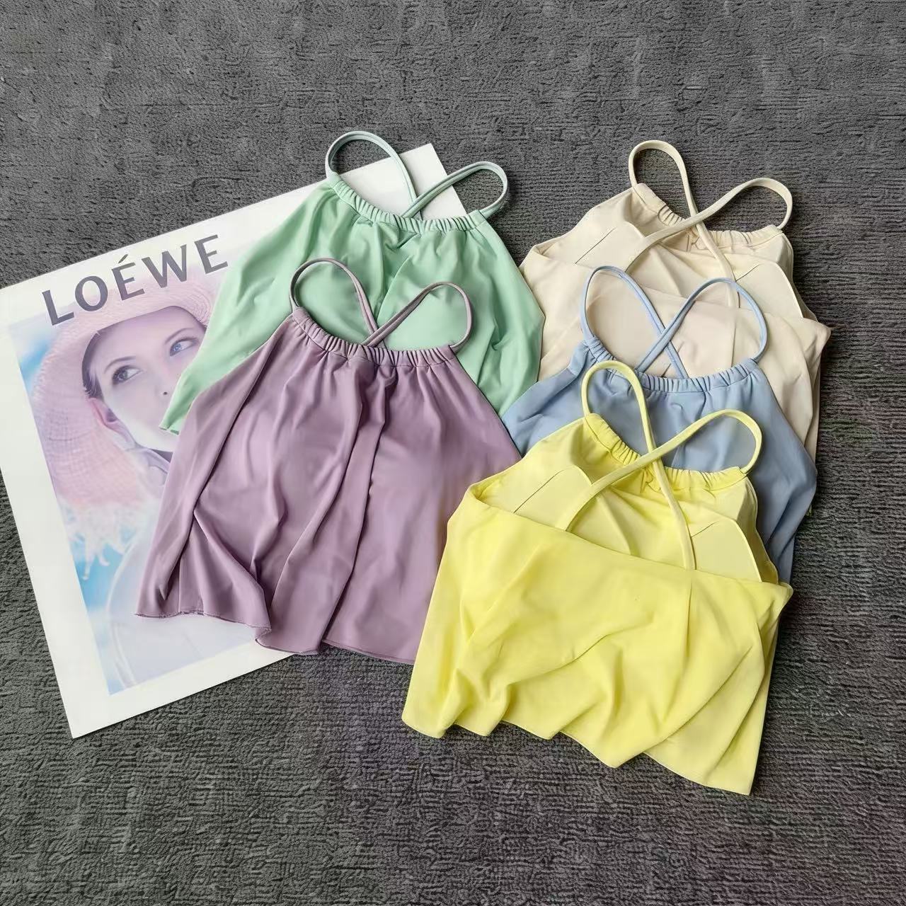 Mesh 2‑in‑1 Halter Sports Tank - огляд і ціна Pilates Yoga Workout