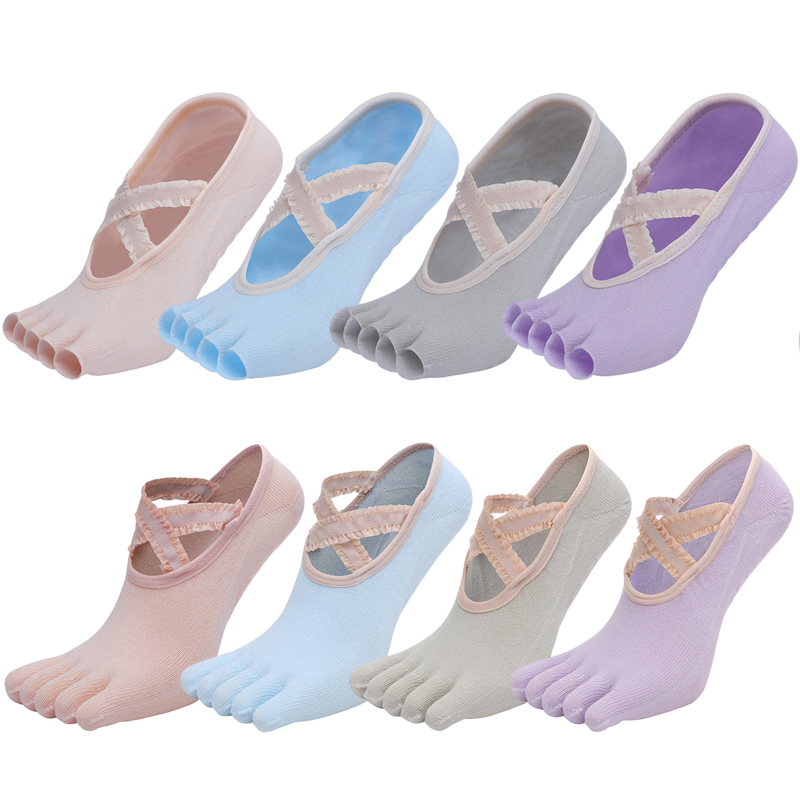 Five Finger Yoga Socks Lace Cr - огляд і ціна Pilates Yoga Workout
