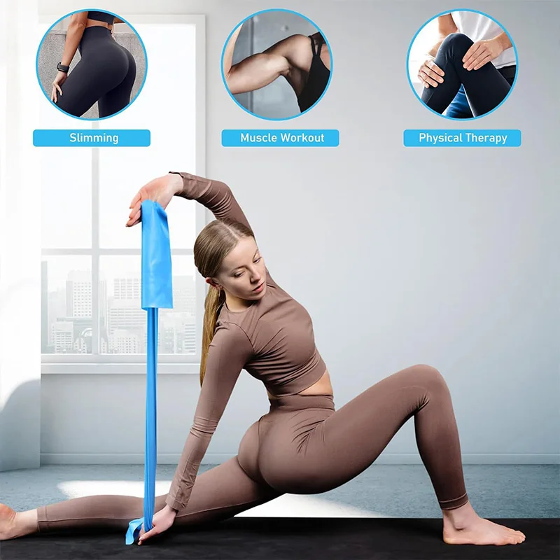 Elastic Yoga Fitness Bands Yog - огляд і ціна Pilates Yoga Home Workout